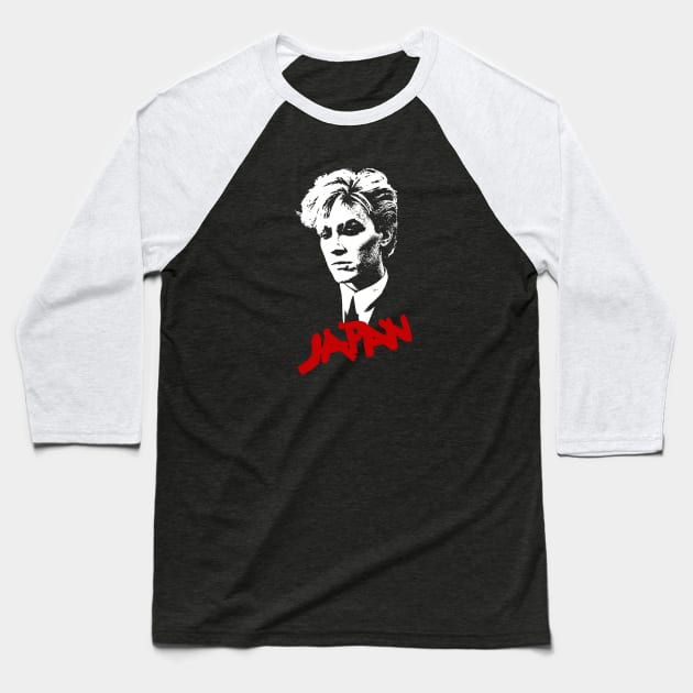 David Sylvian japan Baseball T-Shirt by asheribtllo